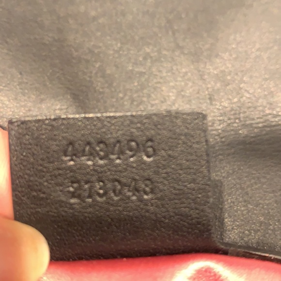 GUCCI MARMONT VELVET BLACK PURSE - Picture 8 of 10